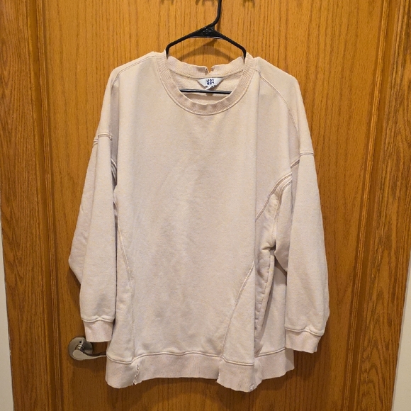 JoyLab Tops - JoyLab XXL Bundle- Cream Crewneck And Blue Hoodie